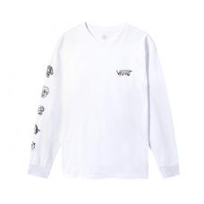 Camiseta Manga Larga Vans Rowan Zorilla White